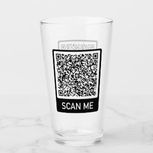 QR-code - Scannen naar professioneel gepersonalise Glas
