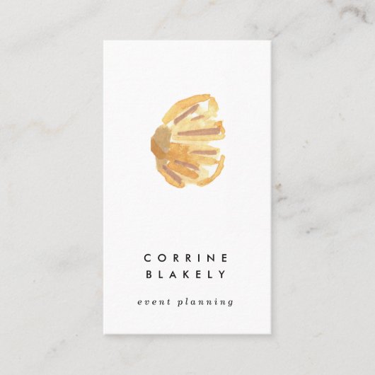 QR-code Scannen online Waterverf Zeeshells Vertica Visitekaartje (Voorkant)