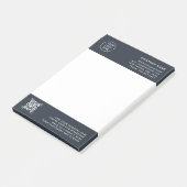 QR-code scannen | Zakelijk logo professioneel  Post-it® Notes (Schuin)
