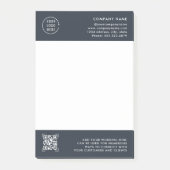 QR-code scannen | Zakelijk logo professioneel  Post-it® Notes (Voorkant)
