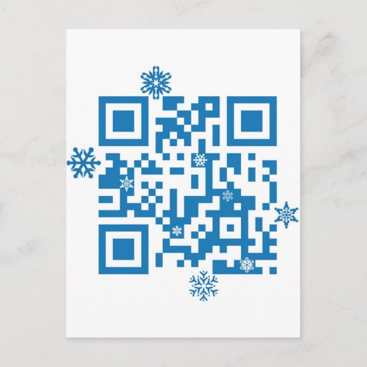 QR Code Scans "Merry Christmas" Feestdagenkaart (Voorkant)
