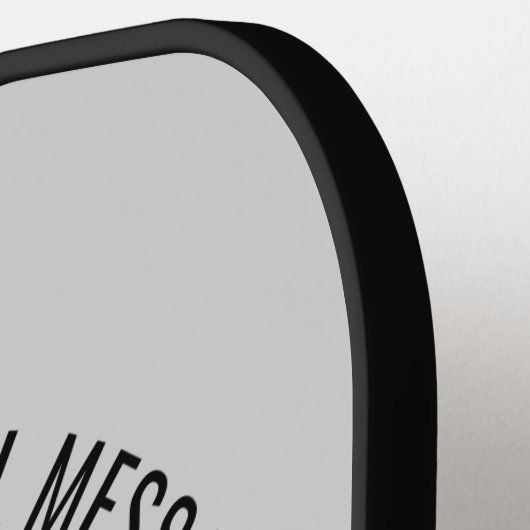 QR-code Scantekst en kleuren Pickleball Paddle (Links Detail)