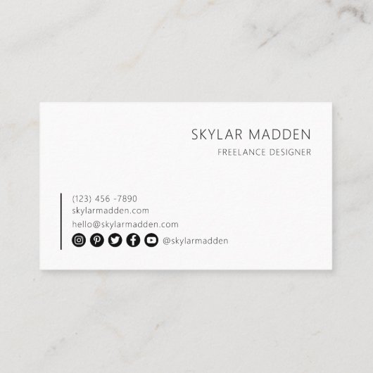 QR-code Scantips voor kleine Visitekaartjes Betali (Achterkant)