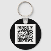 QR Code Schlüsselanhänger erstellen Sleutelhanger (Voorkant)