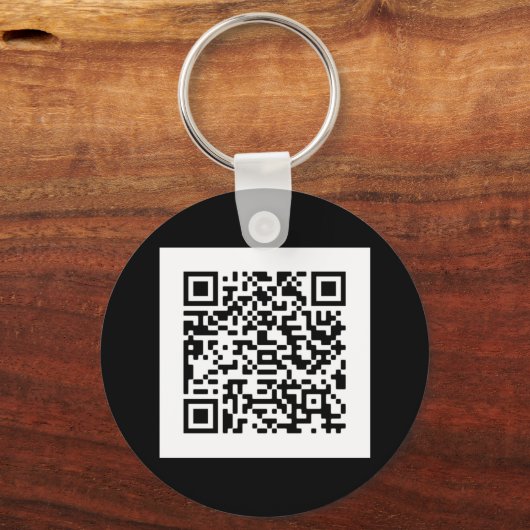QR Code Schlüsselanhänger erstellen Sleutelhanger (Voorkant)