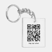 QR Code Schlüsselanhänger Sleutelhanger (Voorkant Links)
