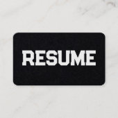 QR-code schrijver hervatten Visitekaartje (Voorkant)