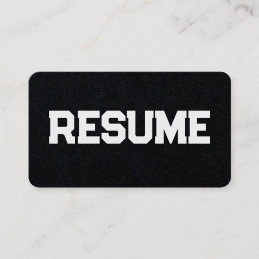 QR-code schrijver hervatten Visitekaartje (Voorkant)