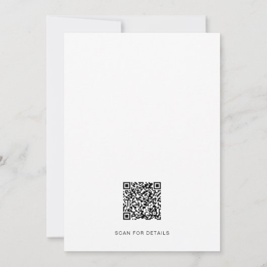 QR Code Script Huwelijk Kaart (Achterkant)