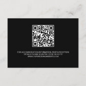 Qr code Script Weduwwebsite details zwart wit Informatiekaartje (Achterkant)