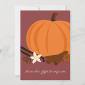 QR Code Services Notitie November Cadeaubon (Voorkant)