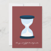 QR Code Services Opmerking Cadeaubon augustus (Voorkant)