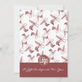 QR Code Services Opmerking Haarstylist Cadeaubon (Voorkant)