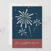 QR Code Services Opmerking januari Cadeaubon (Voorkant)