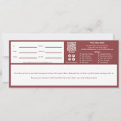 QR Code Services Persoonlijke notitie Cadeaubon (Achterkant)
