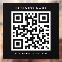 QR Code Simple Black Square Business