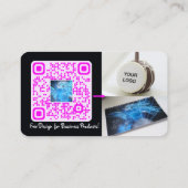 QR Code Sjabloon Visitekaartje (Achterkant)