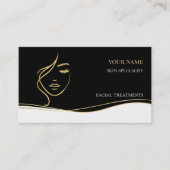 QR code Skin care & Beauty Salon Visitekaartje (Voorkant)