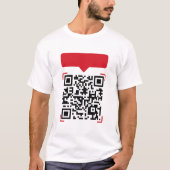 QR Code Slechtste Grappen T-Shirt (Voorkant)
