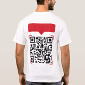 QR Code Slechtste Grappen T-Shirt (Achterkant)