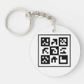 qr-code sleutelhanger (Voorkant)