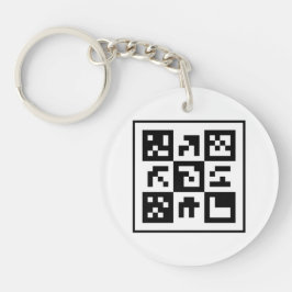 qr-code sleutelhanger