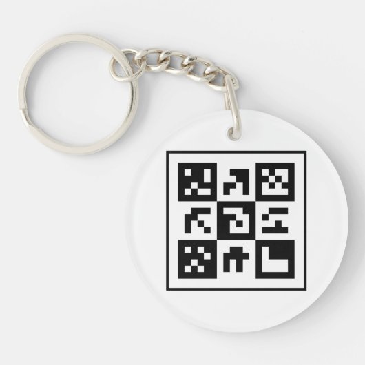 qr-code sleutelhanger (Voorkant)