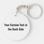 QR-code Sleutelhanger (Achterkant)