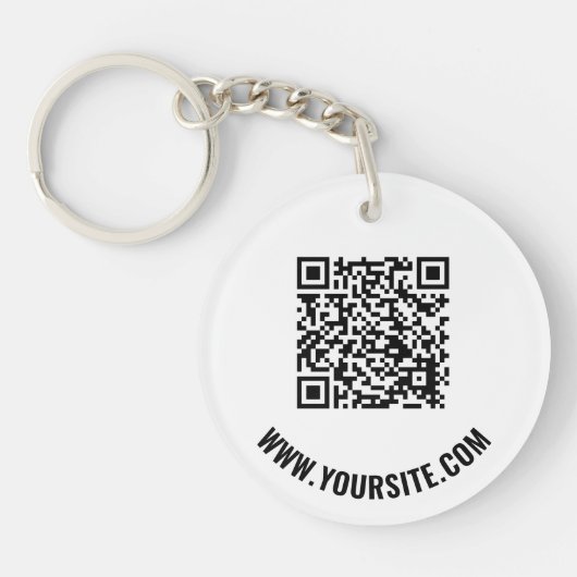 QR-code Sleutelhanger (Voorkant)
