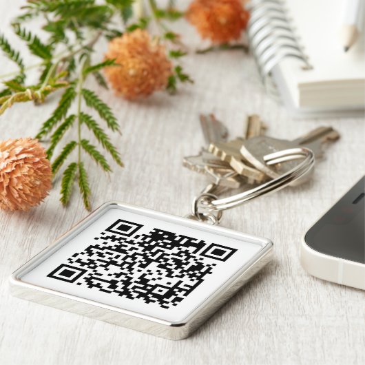 QR-code Sleutelhanger (Zijkant)