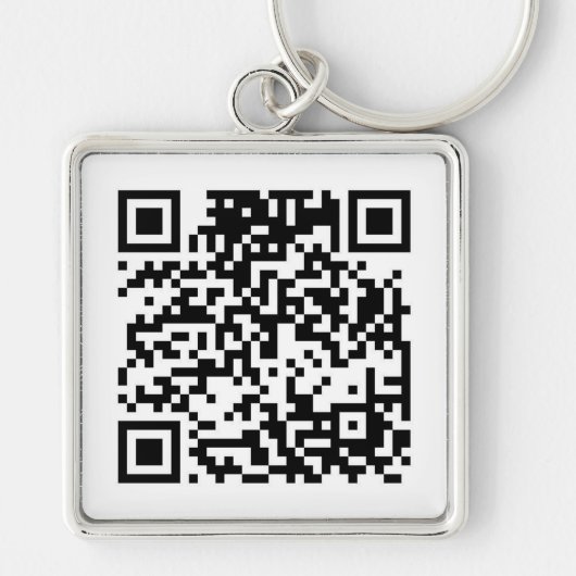 QR-code Sleutelhanger (Voorkant)