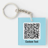 QR-code Sleutelhanger (Voorkant)