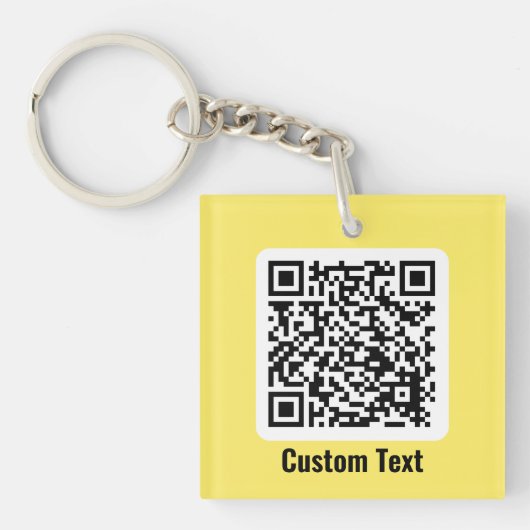 QR-code Sleutelhanger (Voorkant)