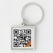 QR-code Sleutelhanger (Voorkant)
