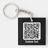 QR-code Sleutelhanger (Voorkant)