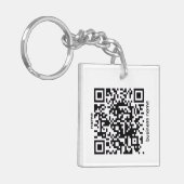QR-code sleutelhanger (Voorkant Links)