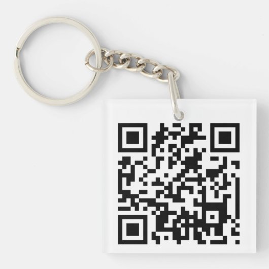 QR-CODE SLEUTELHANGER (Voorkant)