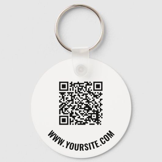 QR-code Sleutelhanger (Voorkant)