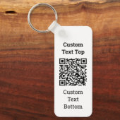 QR-code Sleutelhanger (Voorkant)