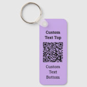QR-code Sleutelhanger (Voorkant)