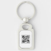 qr-code sleutelhanger (Voorkant)