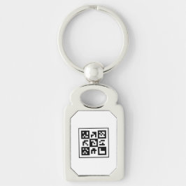 qr-code sleutelhanger