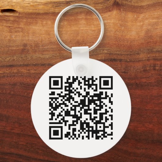 QR-code Sleutelhanger (Voorkant)