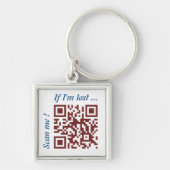QR-code Sleutelhanger (Voorkant)