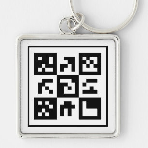 qr-code sleutelhanger