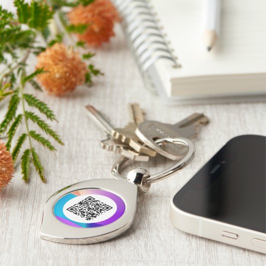 QR-code Sleutelhangers (Zijkant)