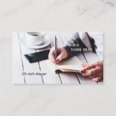 QR Code Social Media Blogger Visitekaartje (Voorkant)