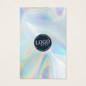 QR Code Social Media Company Website Holografisch Visitekaartje (Achterkant)