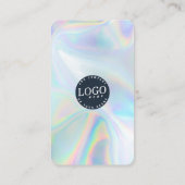 QR Code Social Media Company Website Holografisch Visitekaartje (Achterkant)