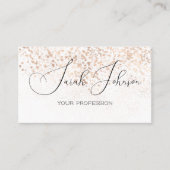 QR Code Social Media Gouden Regen Visitekaartje (Voorkant)